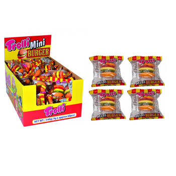 60PK Trolli Mini Burger 9g Candy