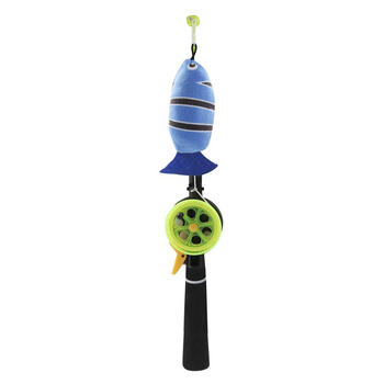 Paws & Claws 35cm Go Fish Rod Cat Toy - Assorted
