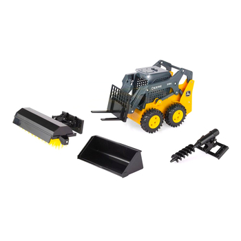 John Deere 1:16 318G Farm Skid Steer Toy Childrens Set 3y+