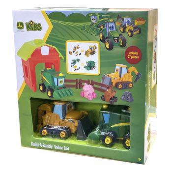 John Deere Kids Build-A-Buddy Value Kids Toy Set 3+