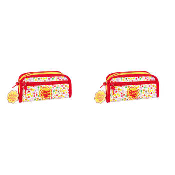 2PK Chupa Chups Pencil Case Kids Pen/Pencil Storage Pouch