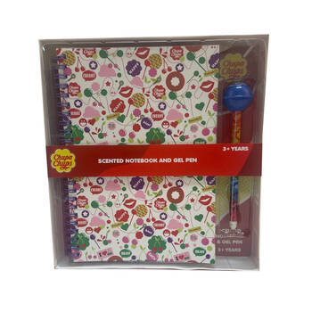 Chupa Chups Candy Scented Notebook & Pen Kids Writing Set