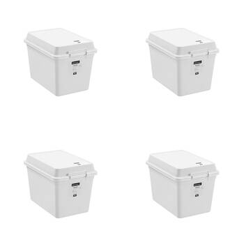 4PK Boxsweden Tote Mini Storage Stackable Box 14L 36x24.5x25.5cm Assorted
