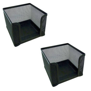 2PK Esselte Mesh Memo Holder Black