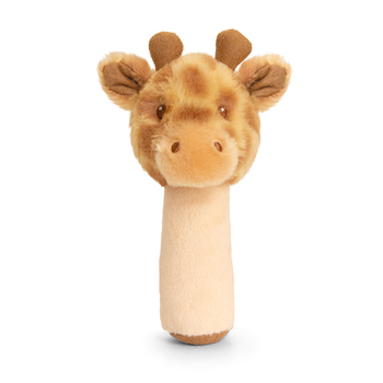 Keeleco 14cm Nursery Stick Rattles Soft Toy 0m+ Assorted