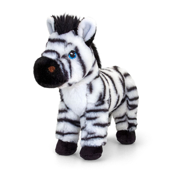 Keeleco 20cm Zebra Soft Animal Plush Kids Toy - White/Black