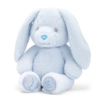 Keeleco 20cm Nursery Baby Bunny Soft Toy Kids 0m+ Blue