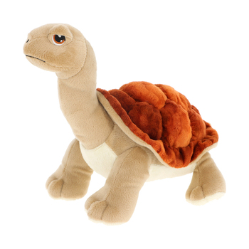 Keeleco Tortoise Soft Stuffed Plush Kids Toy 25cm - Brown 3+