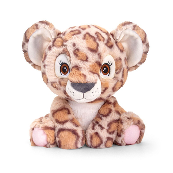 Adoptable World 25cm Leopard Plush Animal Toy - Brown