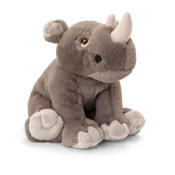 Keeleco 25cm Wild Rhino Kids/Children Soft Plush Toy 3y+