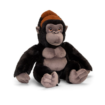 Keeleco 45cm Wild Gorilla Soft Plush Stuffed Toy Kids 3y+