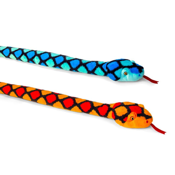 2PK Keeleco 65cm Snakes Soft Animal Plush Kids Toy - Assorted