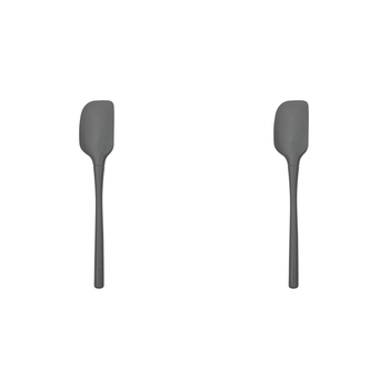 2PK Tovolo Flex-Core All Silicone Nylon Spatula - Charcoal