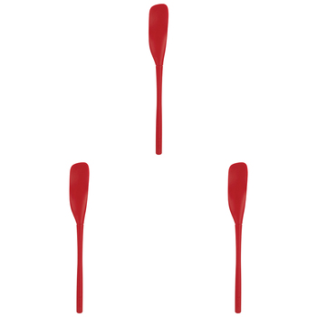 3PK Tovolo Flex-Core All Silicone/Nylon Jar Scraper Utensil - Cayenne