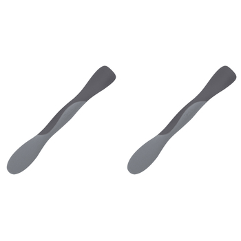 2PK Tovolo Silicone Large Scoop & Spread Scraper 28cm - Charcoal