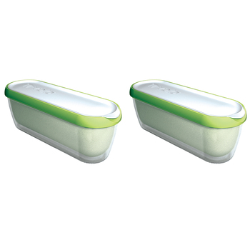 2PK Tovolo Glide-A-Scoop 1.4L Ice Cream Tub - Pistachio Green