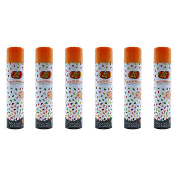 6PK Jelly Belly Air Freshner Room Fragrance 250ml - Peach Bellini