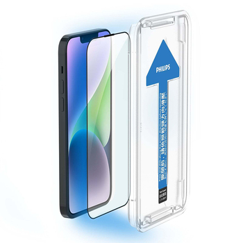 Philips Blue Light Filtering Tempered Glass Screen Protector For iPhone 14