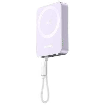 Philips DLP2717QP 10000mAh MagSafe Wireless Charging Power Bank - Pink