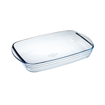 O Cuisine 32cm/2L Rectangle Glass Roaster Dish Oven Cookware - Clear