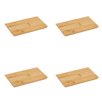 4PK Wiltshire Eco Kitchenware Sandwich Bamboo Board 24x15cm