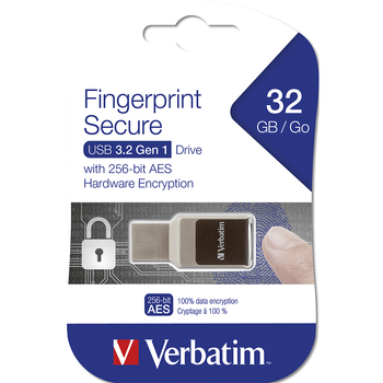 Verbatim Store'n'Go Fingerprint Secure 32GB USB 3.0 Drive
