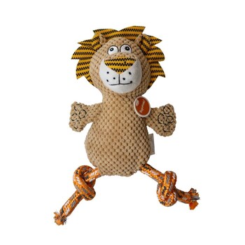Paws & Claws 35cm Animal Kingdom Rope Leg Pet Toy - Assorted