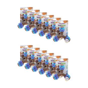 12PK Paws and Claws Boobone TPR Giggle Tri Toy Chicken & Peanut Butter Assorted