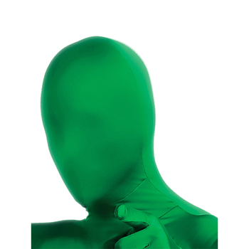 2nd Skin Full Face Mask Sports Fan Adult Unisex Costume - Green