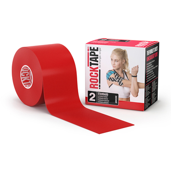 Rocktape 5cm x 5M Standard Sport Injuries Roll - Red