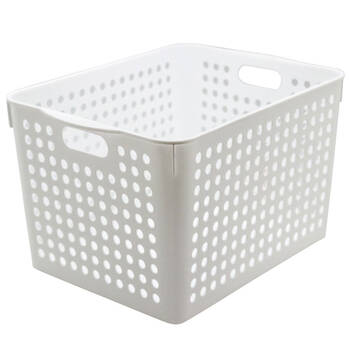 Boxsweden 35x27cm Mode Basket - White