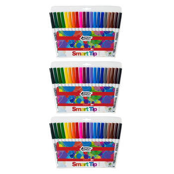 3x 20pc Texta The Original Smart Cone Tip Markers