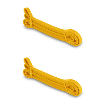 2PK Bodyworx Strength Band Workout/Gym Extra Ultra Light 8mm Yellow