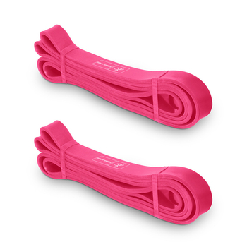 2PK Bodyworx Strength Band Workout/Gym Extra Extra Light 22mm Pink