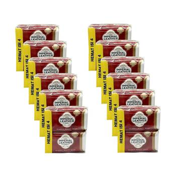 12x 4pc Cussons Imperial Leather Classic Bar Soap 75g Body Fragrance