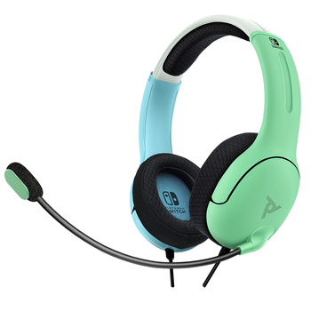 PDP Gaming LVL40 Wired Stereo Headset for NS Blue/Green For Nintendo Switch