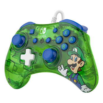 PDP Gaming Rock Candy Wired Nintendo Switch Controller Luigi Lime
