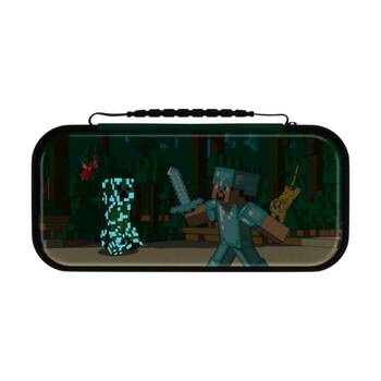 Turtle Beach Nintendo Switch Realmz Gaming Travel Case Minecraft Forest Battle