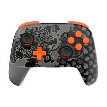 Turtle Beach Rematch Wireless Glow Nintendo Switch 2 Controller Blackout Bowser