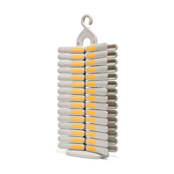 30pc Joseph Joseph PegStore Clothing/Laundry Peg Set W/ 30 UV Resistant Ecru