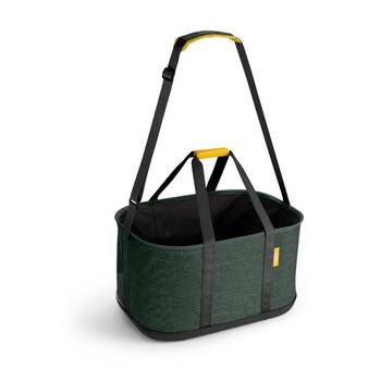 Joseph Joseph Hold-All Collapsible Laundry/Washing Basket W/ Handles Dark Green