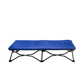 Regalo Portable 122cm Foldable Bed Toddler/Kids 2-5y Blue