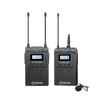 2pc Boya By-WM8 Pro-K1 Dual-Channel Wireless Receiver/Transmitter - Black