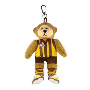 AFL Keyclip Hawthorn Kids 14cm Soft Collectible Toy 3y+