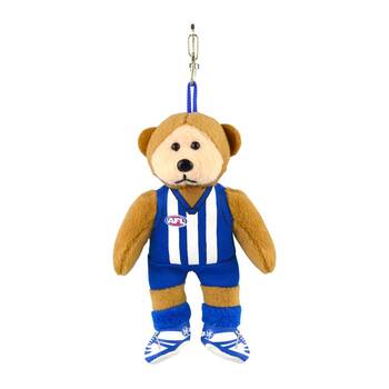 AFL Keyclip Nth Melbourne (D) Kids 14cm Soft Collectible Toy 3y+