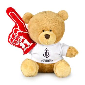 AFL No 1 Supp Fremantle (D) Kids 15cm Soft Collectible Toy 3y+