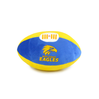 Korimco 18cm AFL Footy West Coast Soft Stuffed Toy 3y+