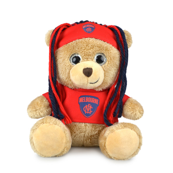 AFL Sparkle Fanatic Melbourne Plush Toy 20cm - Red