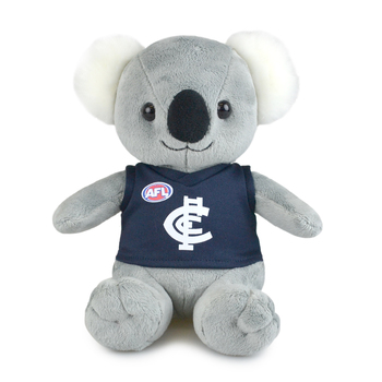Korimco 20cm AFL Koala Carlton Soft Stuffed Toy 3y+