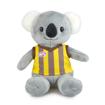 Korimco 20cm AFL Koala Hawthorn Soft Stuffed Toy 3y+